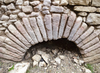 Boca del horno del Caldarium Mactaris