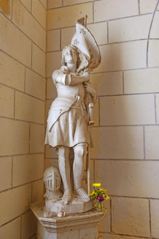 Juana de Arco, la Doncella de Orleans iglesia de ciudadela real de Loches