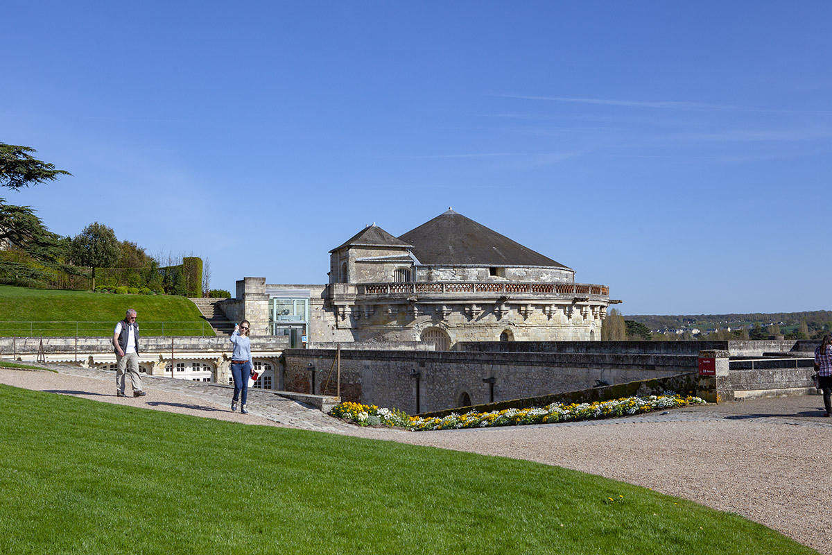 Cúpula de la entrada de carruajes del Castillo de Amboise