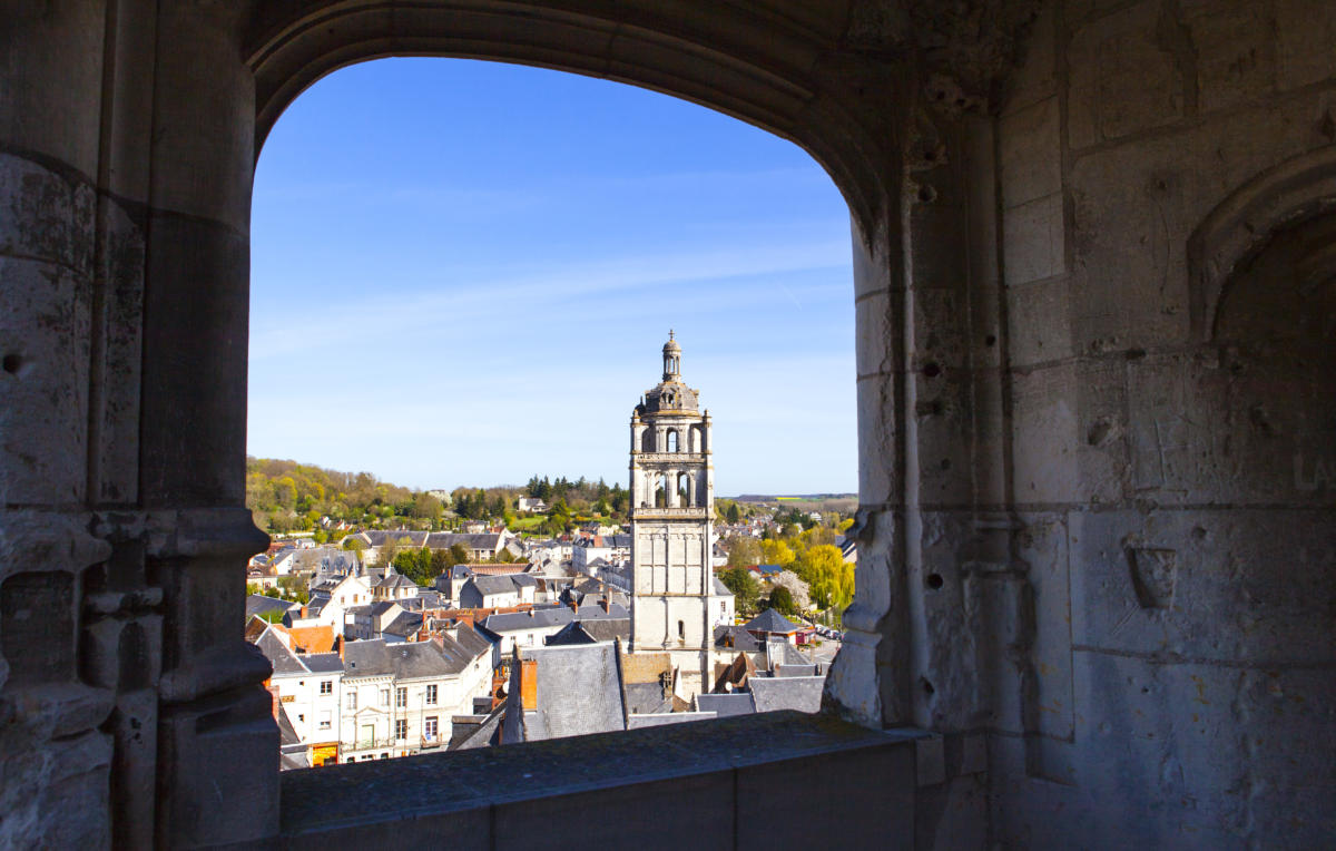 Torre de Agnès Sorel en ciudadela real de Loches