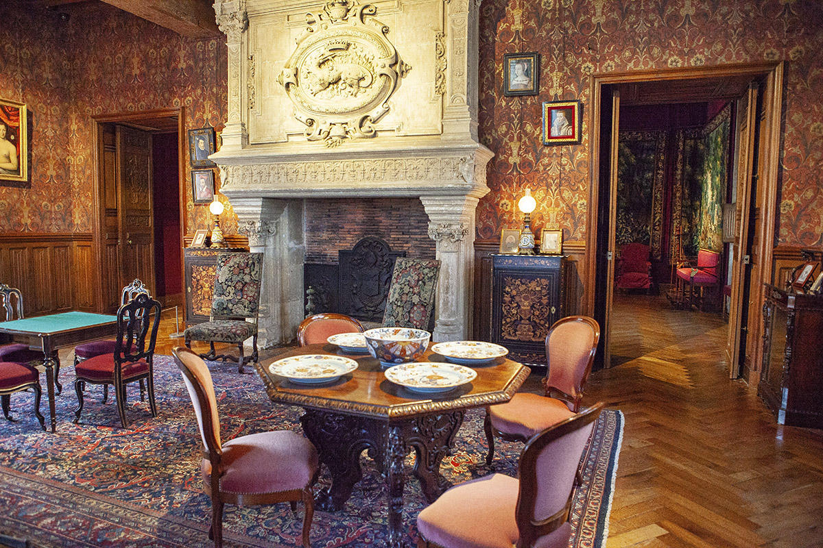 Salón del Castillo Azay-le-Rideau