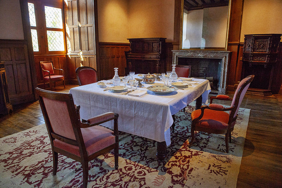 Comedor del Castillo Azay-le-Rideau