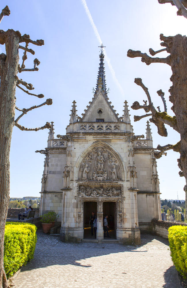 Capilla de Saint Hubert en el castillo Real de Amboise