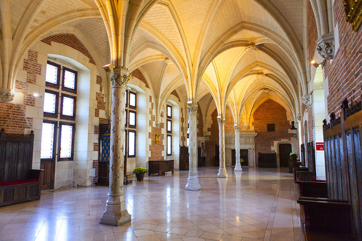 Salón real del castillo de Amboise