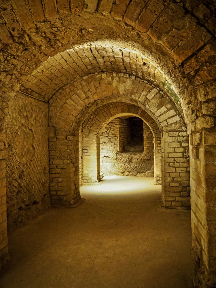 Subterráneos de la antigua pozzuoli romana