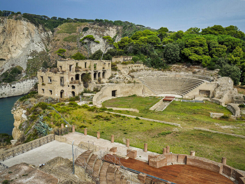Villa y teatro de Pausilypon conjunto Arqueológico