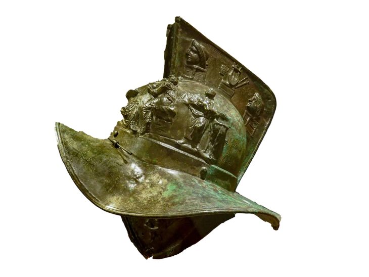 Casco de gladiador Mirmidon
