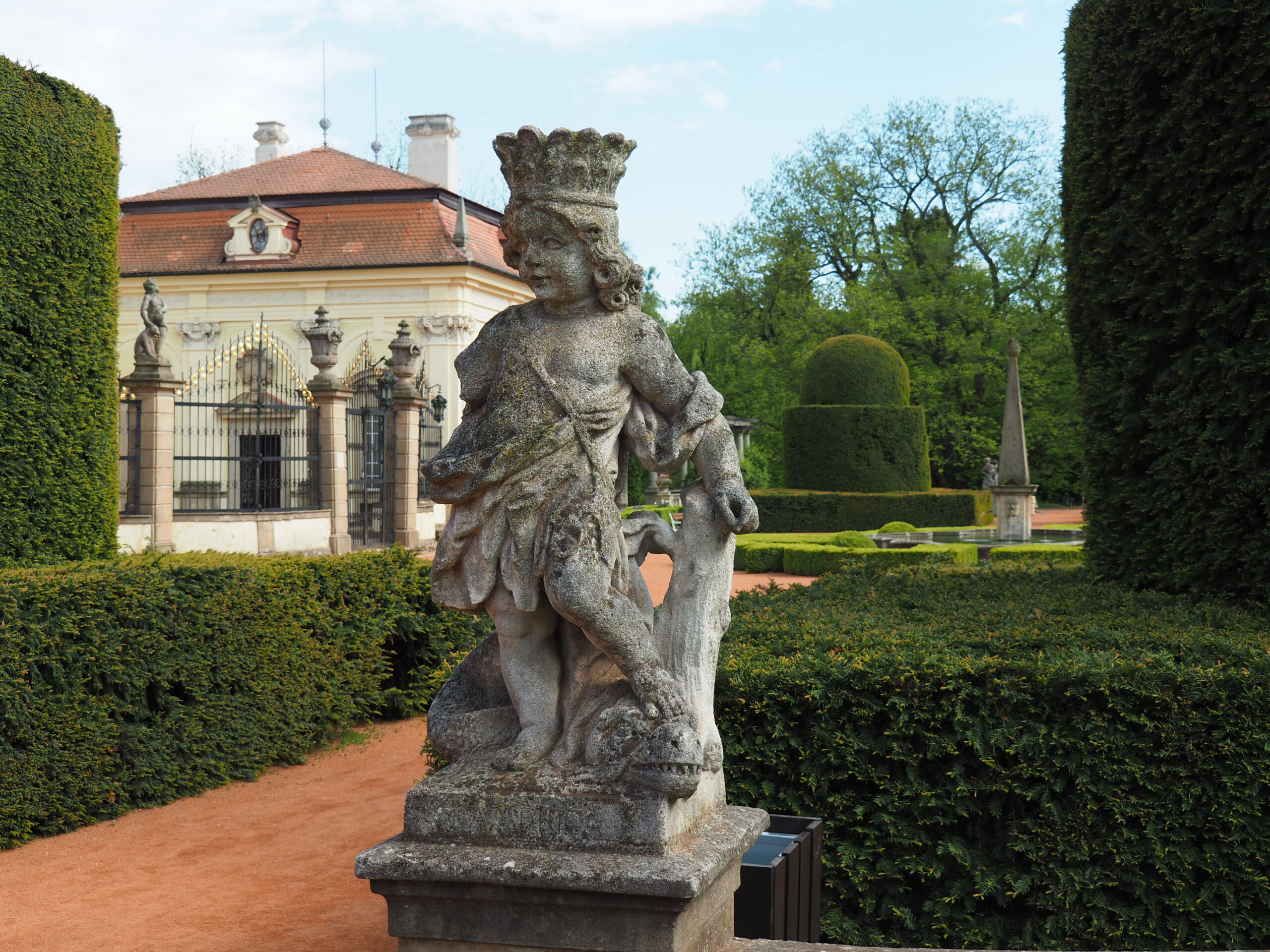 Palacio de Buchlovice escultura