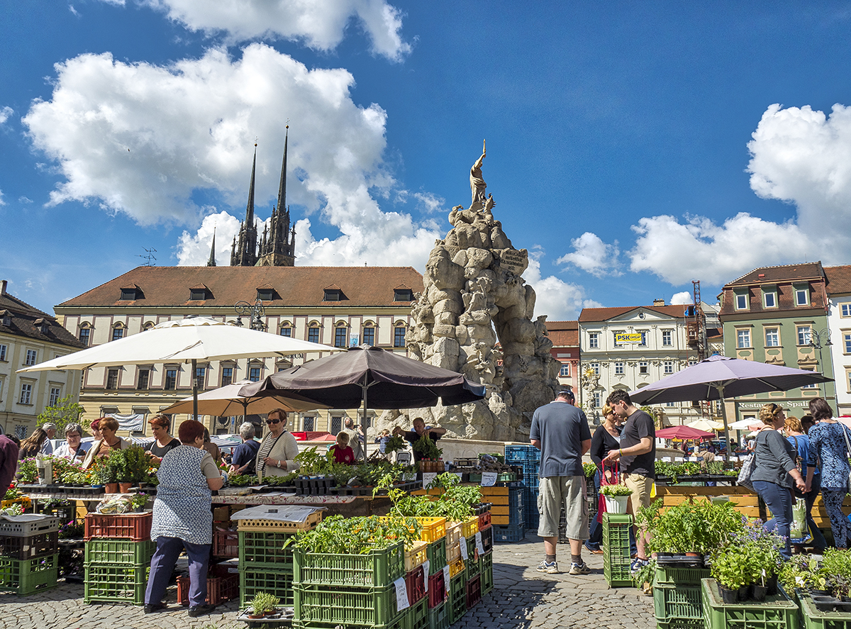 Brno plaza del mercado
