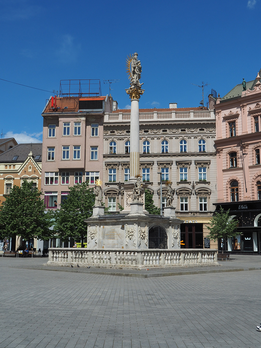 Brno columna de la plaga