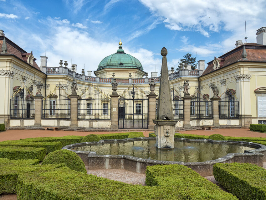 palacio de Buchlovice en la República Checa