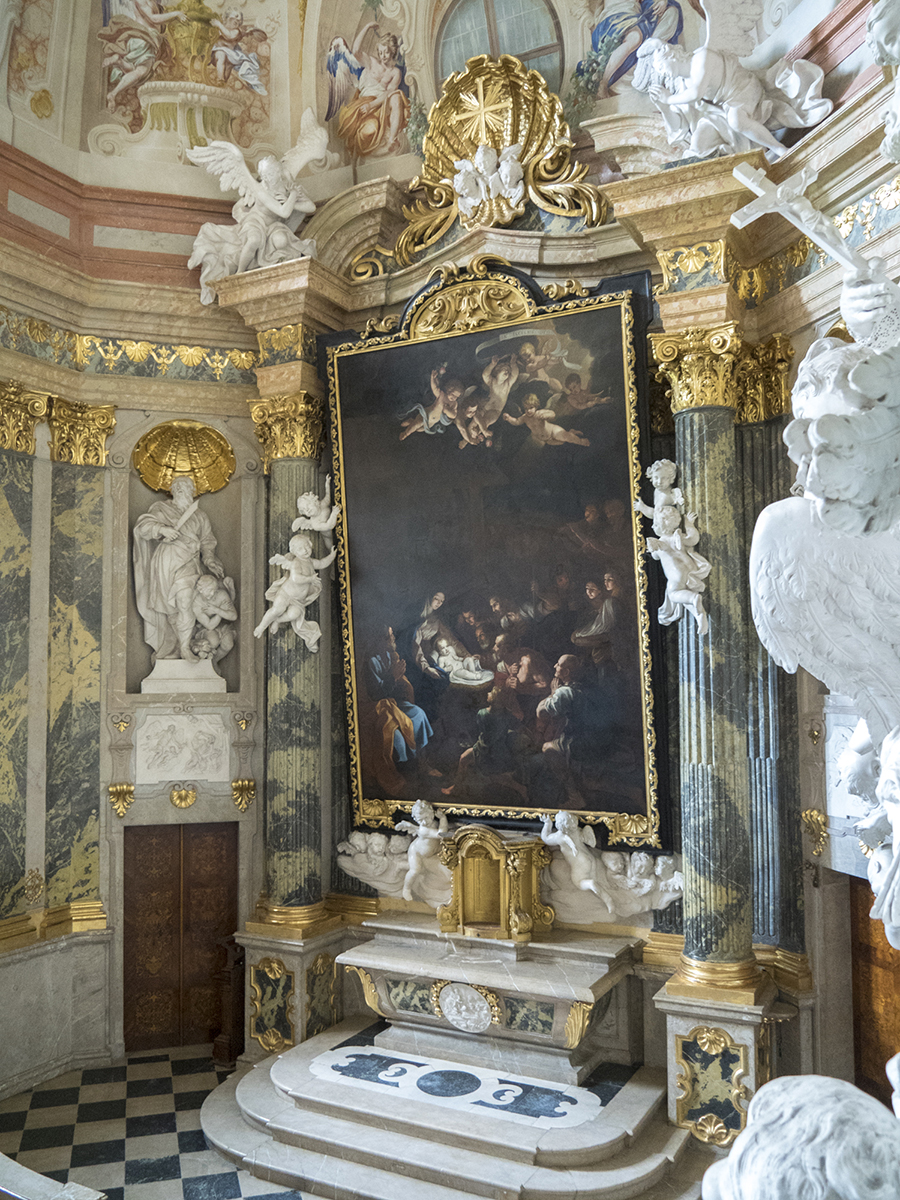 Altar de la capilla del Castillo de Valtice