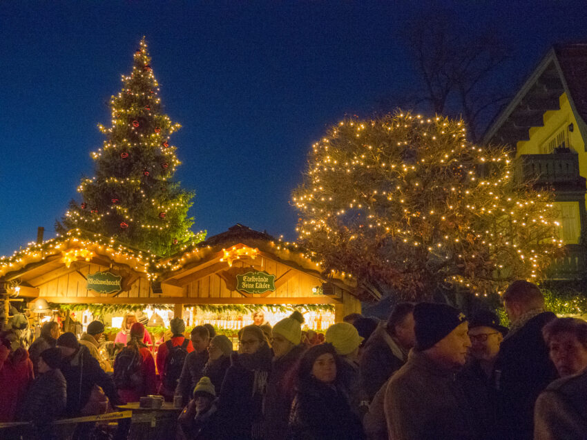 Mercados navideños en el Lago Wolfgangsee en Austria