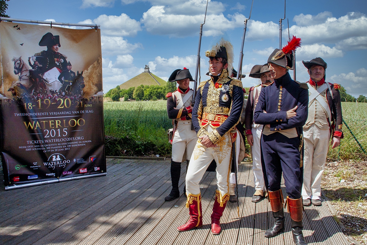 Recreación de la celebración del 200 aniversiro de la ruta de Napoleón en Valonia