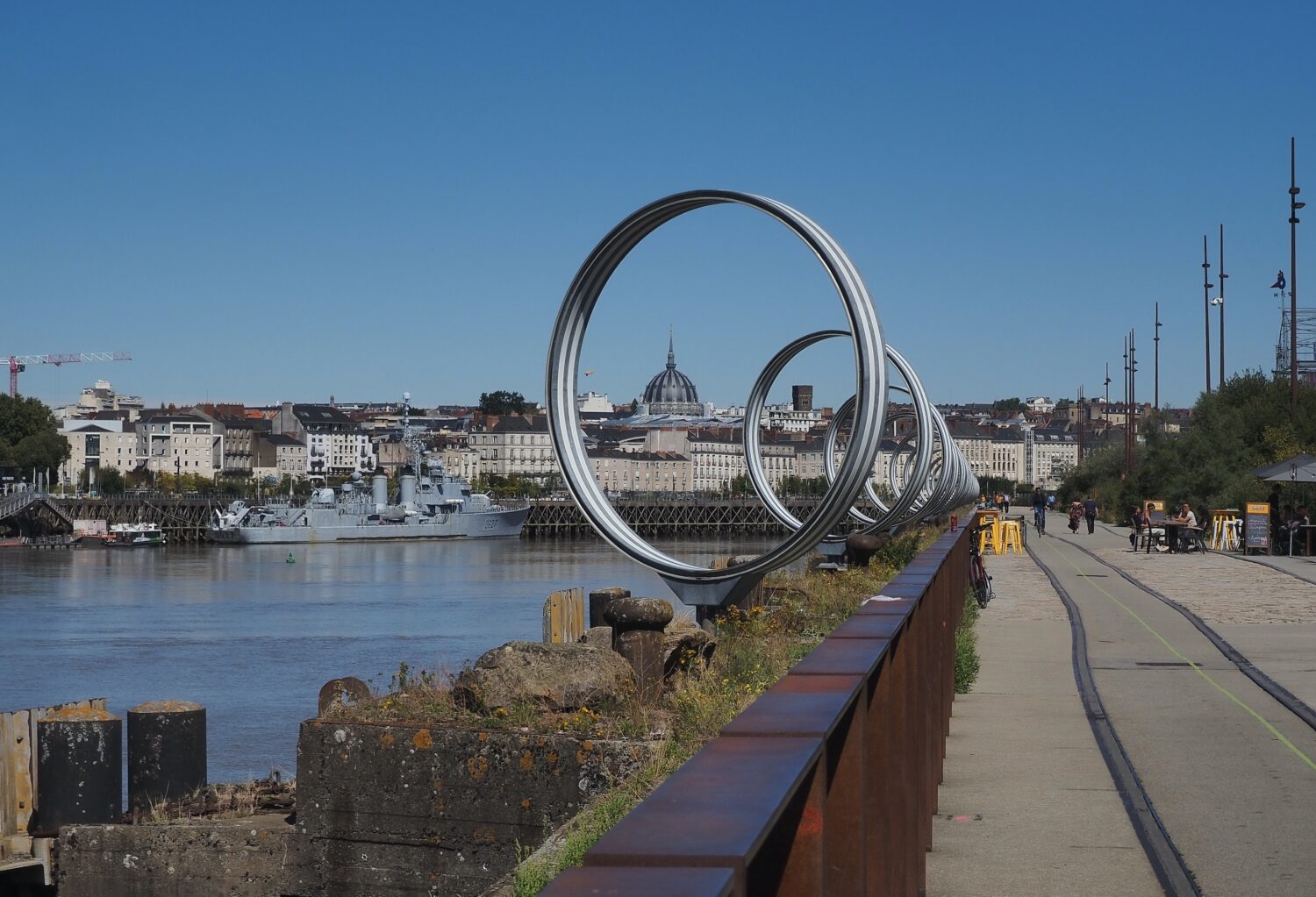 Nantes desde el río