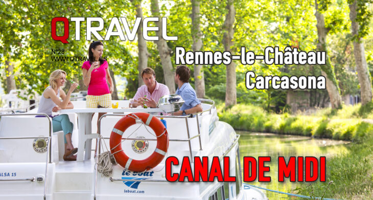 Canal de Midi en Francia visitando Carcasona y Rennes le Château