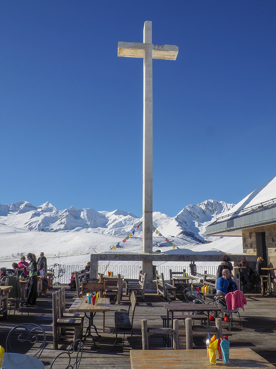 Terraza del restaurante la Chapelle