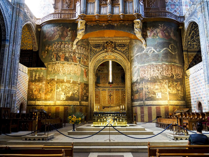 Retablo y Organo de la Catedral de Albi