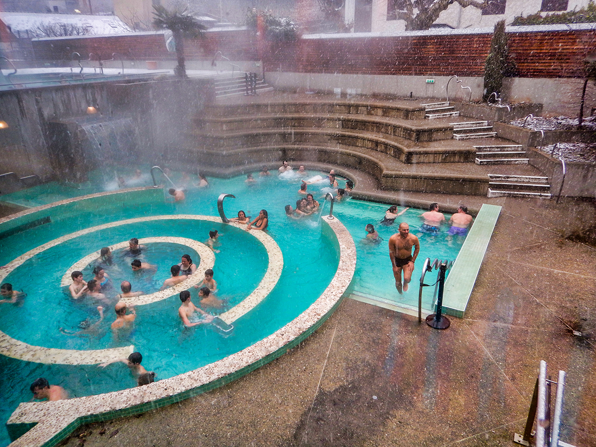 exterior baños de Couloubret