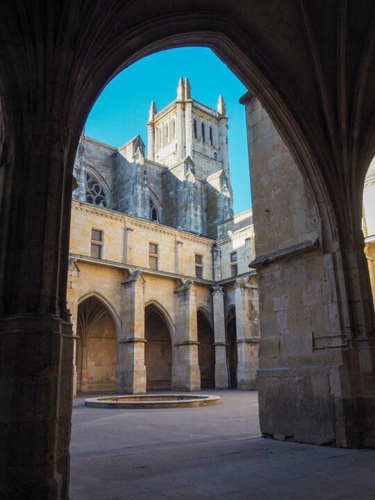 Catedral de Condom vista de la torre desde el Claustro