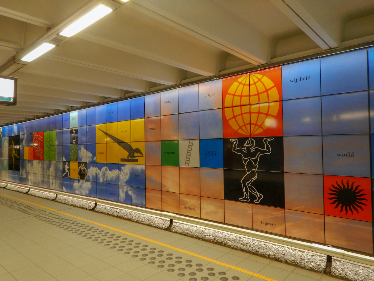 Metro estación de Heysel