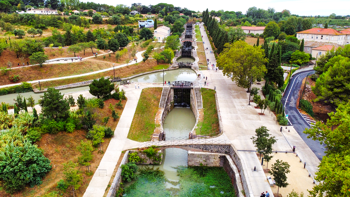 Esclusas de Fonseranes_aeréa