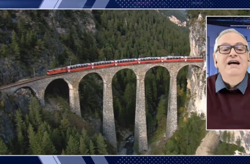  Trenes panorámicos en Suiza – Miradas Viajeras  Negocios TV Movistar Plus+