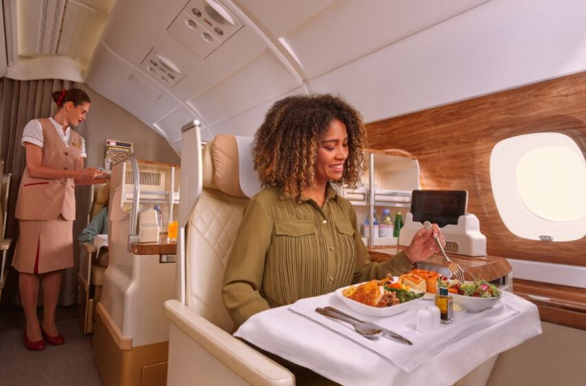  Nuevo servicio de comida a bordo anticipada en Emirates