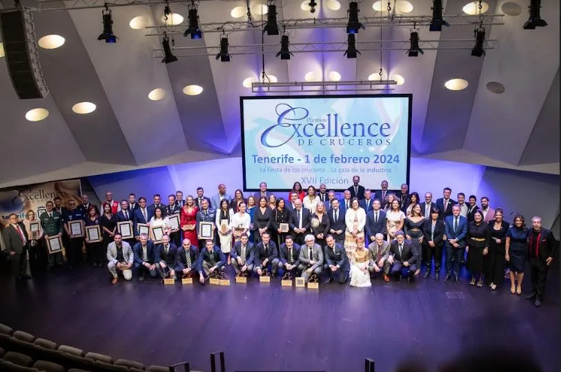 Gala de los Premios Excellence de Cruceros 2024 en Tenerife