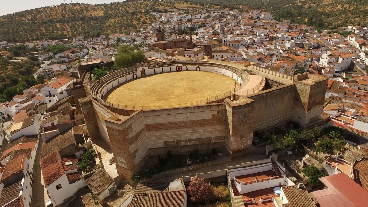 Castillo de Aroche en la provincia de Huelva