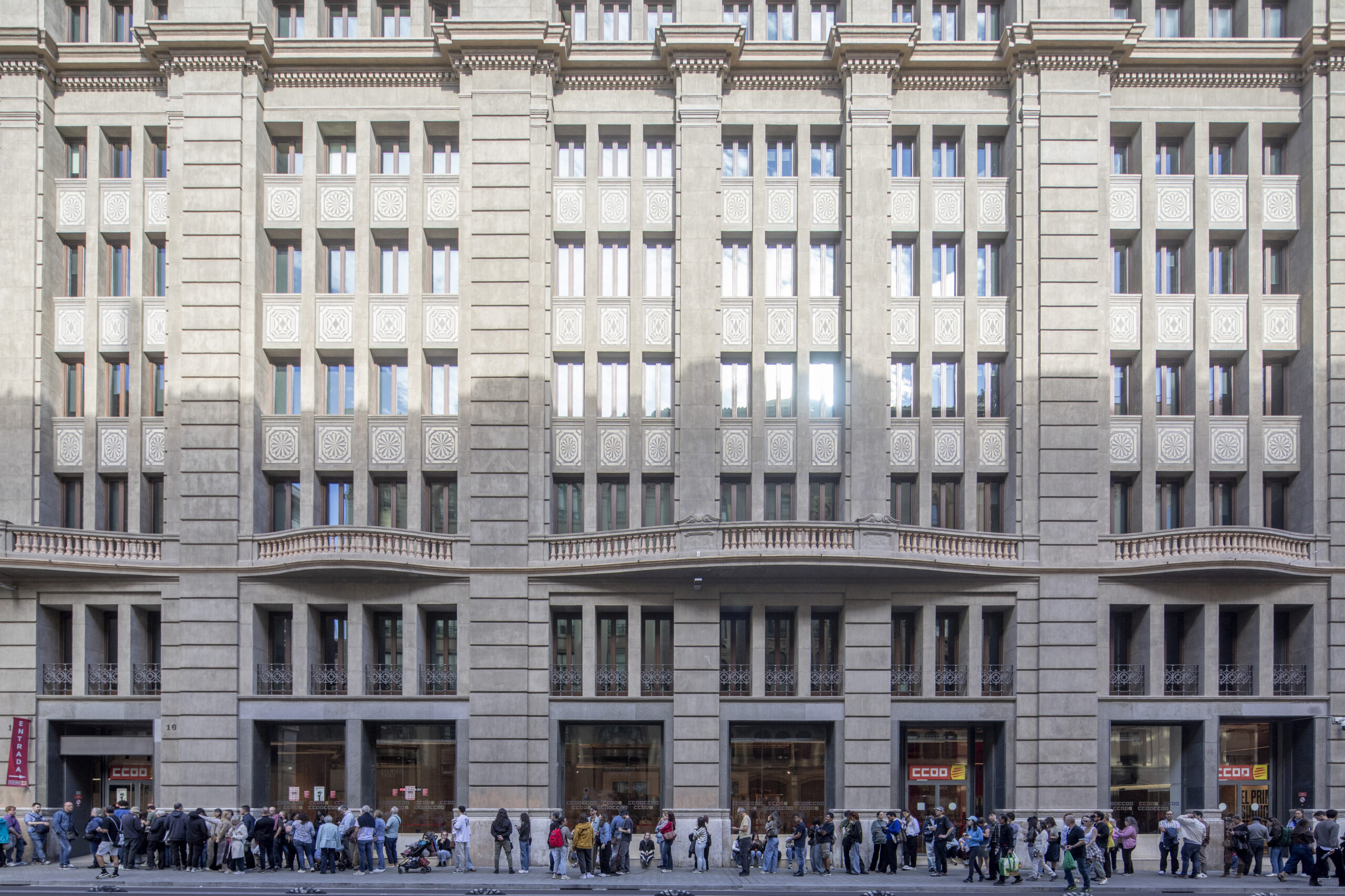 Edificio de CCOO participante en el 48h Open House BCN