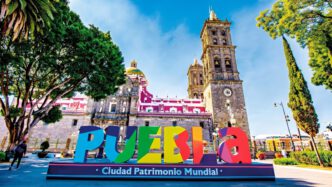 Centro histórico de Puebla, México